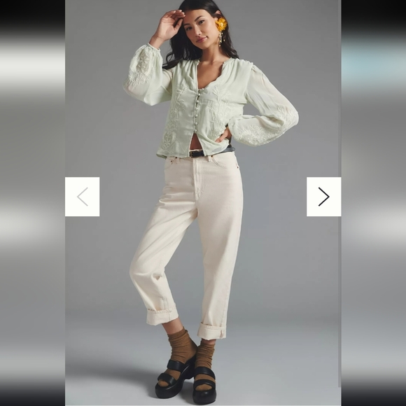 Anthropologie Embroidered Blouse - Picture 4 of 8